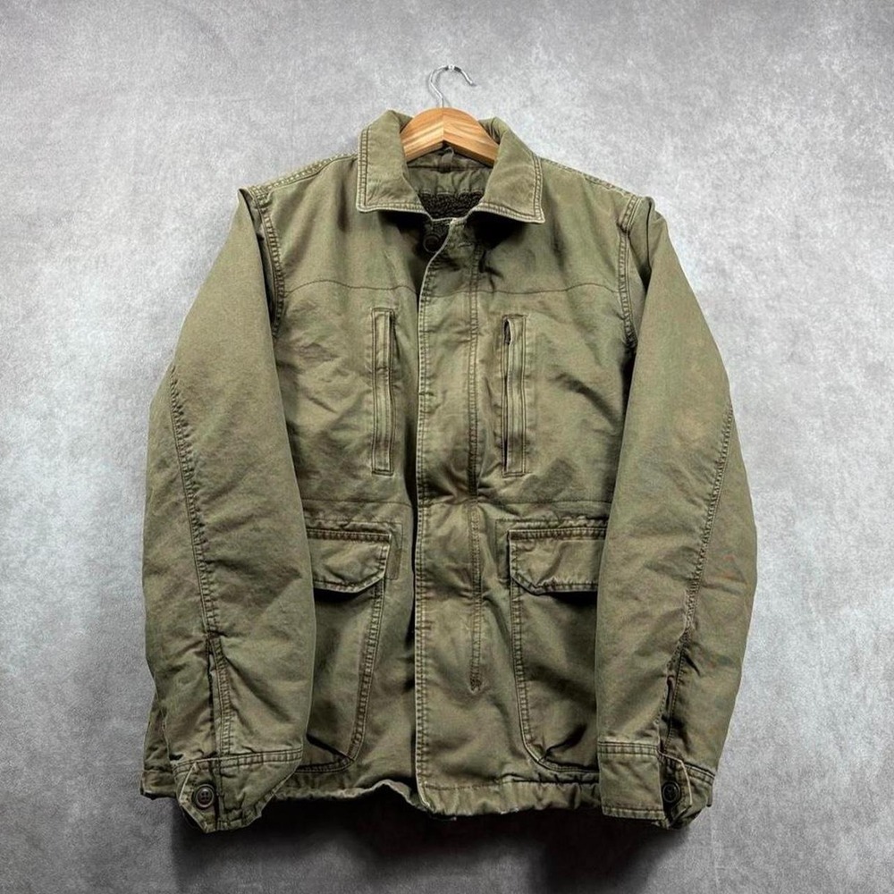 Vintage Gap Brown Sherpa Lined Utility Jacket